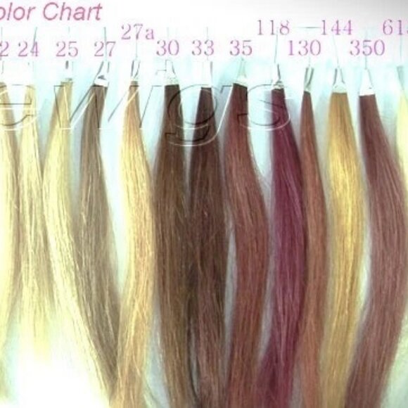 Vintage 100% Human Hair Fall from the 1970's -Light Brown NEW with tags - Picture 5 of 7